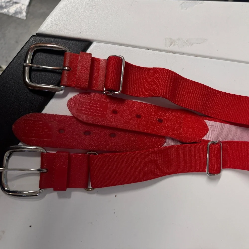 Red DSG Youth Baseball Belts